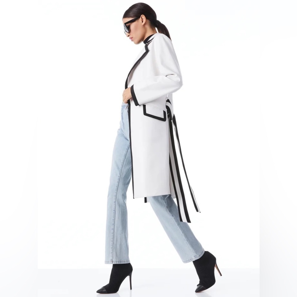 VEGAN LEATHER TRENCH COAT